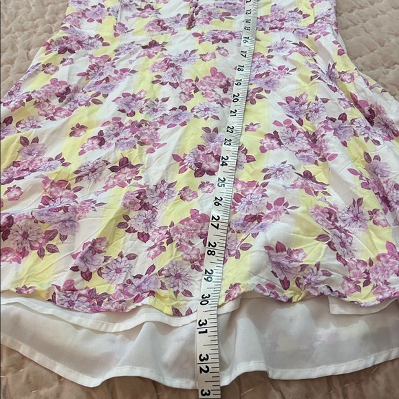 For Love & Lemons x Revolve Atlanta floral puff sleeve mini dress Med - Picture 8 of 10